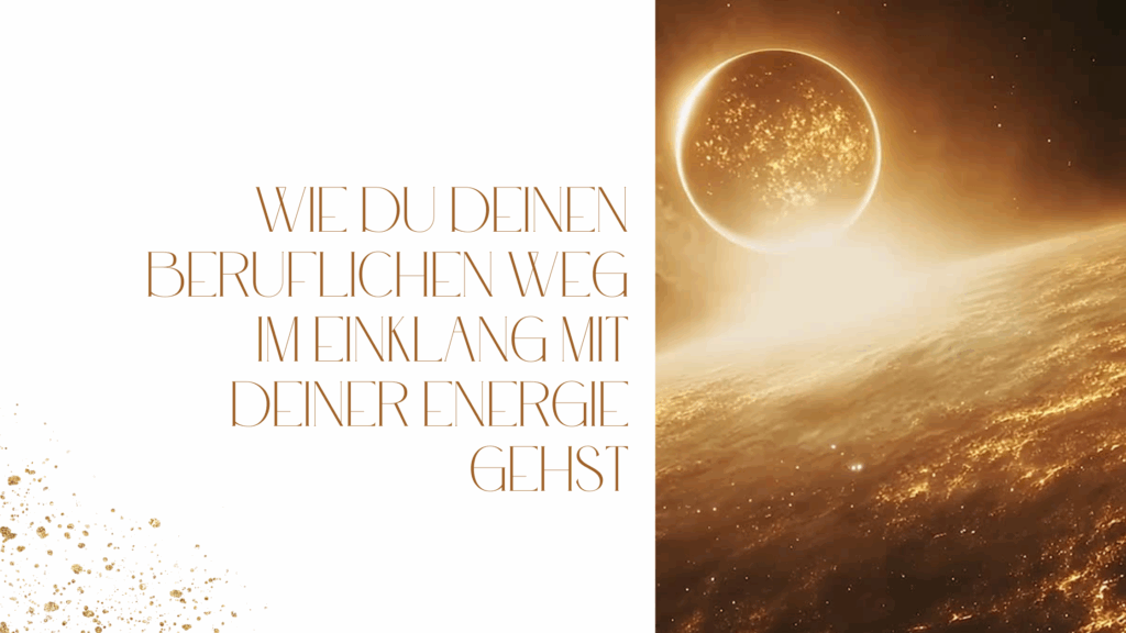Wie du deinen beruflichen Weg im Einklang mit deiner Energie gehst