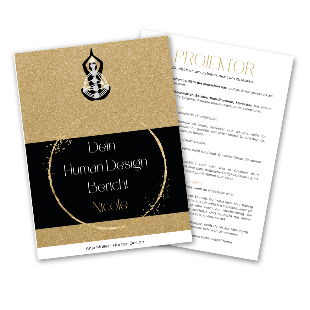 Mockup Human Design Mini Analyse